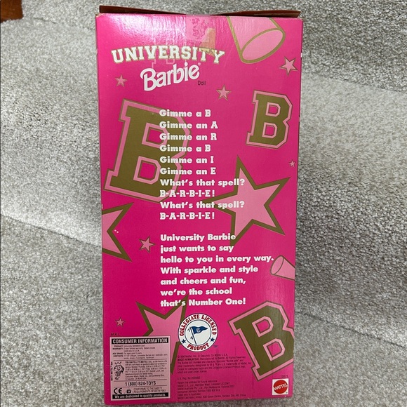 Vintage Barbie Licensed Virginia Tech University Cheerleader Doll - Picture 3 of 3